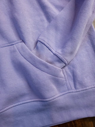 Dance Mom Rhinestone Orchid Half Zip Pullover - Ladies Fit