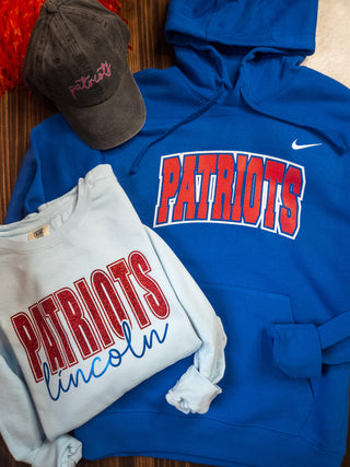 Patriots Lincoln Dyed Chambray Crewneck Sweatshirt