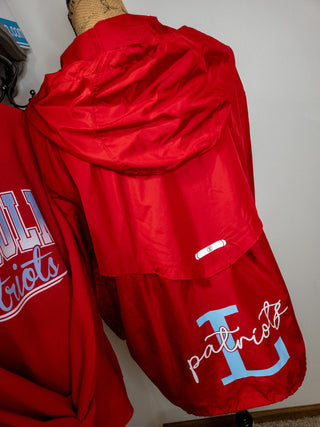 2XL Patriots L Red Lightweight Jacket