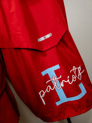 2XL Patriots L Red Lightweight Jacket