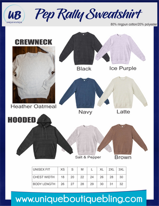 Garretson Pep Rally Ribbed Crewneck Sweatshirt