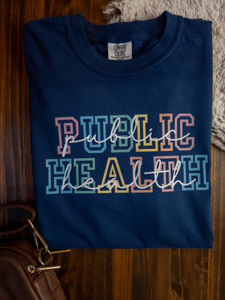 Public Health Navy Dyed Top