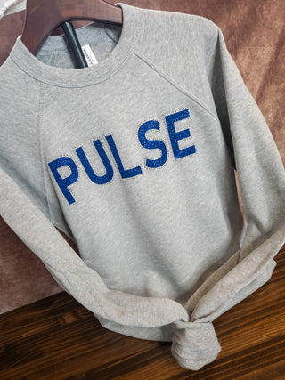 Pulse Rhinestone Crewneck Sweatshirt