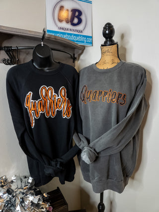 Quarriers Sparkle & Puff Sponge Fleece Crewneck Sweatshirt