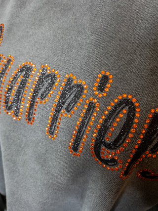 Quarriers Rhinestone Dyed Pepper Crewneck Sweatshirt