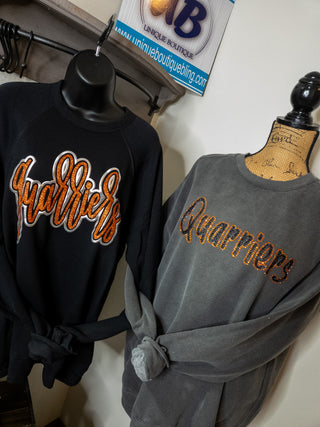 Quarriers Sparkle & Puff Sponge Fleece Crewneck Sweatshirt