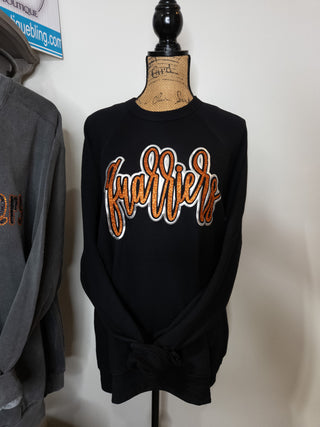 Quarriers Sparkle & Puff Sponge Fleece Crewneck Sweatshirt