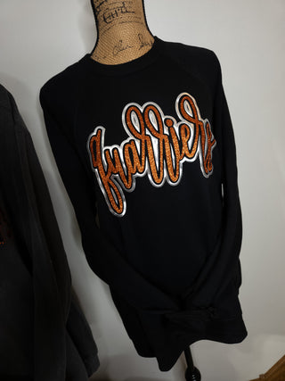Quarriers Sparkle & Puff Sponge Fleece Crewneck Sweatshirt