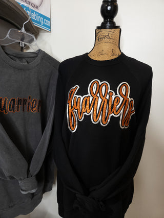 Quarriers Sparkle & Puff Sponge Fleece Crewneck Sweatshirt