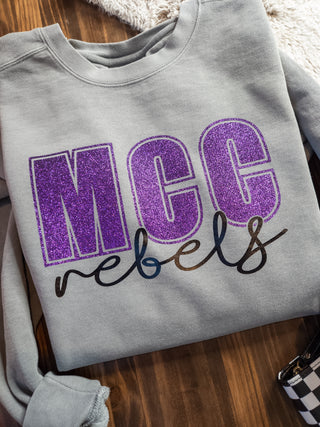 MCC Rebels Dyed Crewneck Sweatshirt
