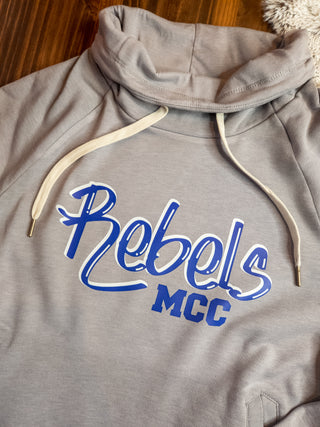 Rebels MCC Gray Cowl Neck