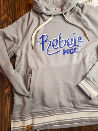 Rebels MCC Gray Cowl Neck