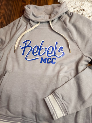 Rebels MCC Gray Cowl Neck