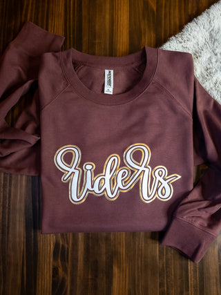Riders Sparkle and Puff French Terry Crewneck Sweatshirt