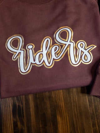 Riders Sparkle and Puff French Terry Crewneck Sweatshirt