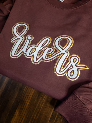 Riders Sparkle and Puff French Terry Crewneck Sweatshirt