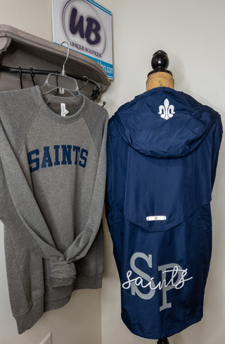 2XL Saints SP Navy Lightweight Jacket