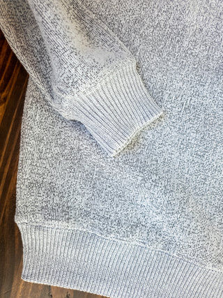 Hounds Pep Rally Ribbed Crewneck Sweatshirt - Salt & Pepper