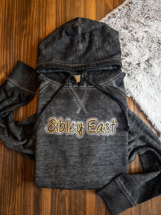 Sibley East Rhinestone Black Zen Fleece Hoodie