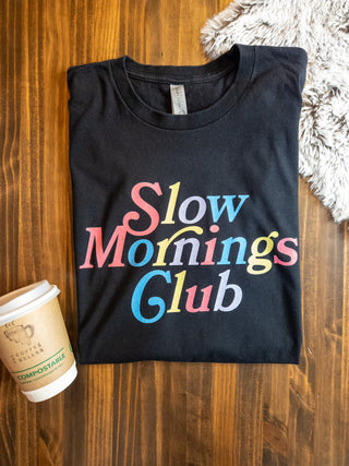 Slow Mornings Club Soft Wash Tour Tee