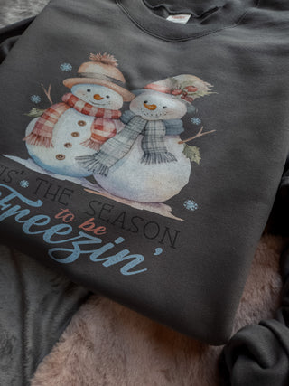 Freezin' Snowmen Crewneck Sweatshirt