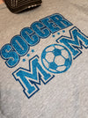 Soccer Mom Rhinestone Tee - Blue/Navy