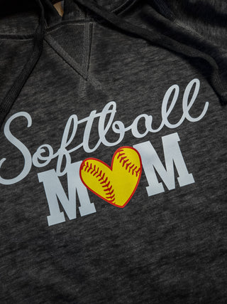 Softball Mom Fleece Hoodie