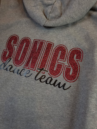 Sonics Dance Team Sponge Fleece Zip-Up Hoodie