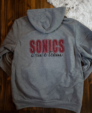 Sonics Dance Team Sponge Fleece Zip-Up Hoodie