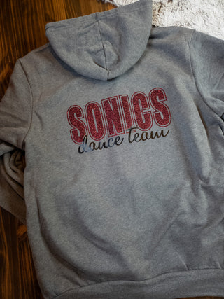 Sonics Dance Team Sponge Fleece Zip-Up Hoodie