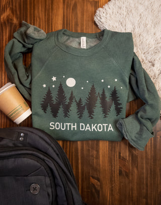 South Dakoka Sponge Fleece Crewneck Sweatshirt