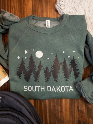 South Dakoka Sponge Fleece Crewneck Sweatshirt