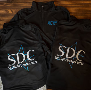 Spotlight Dance Center Black Full Zip Jacket