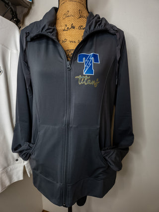 Titans Charcoal Ladies Silhouette Stretch Jacket