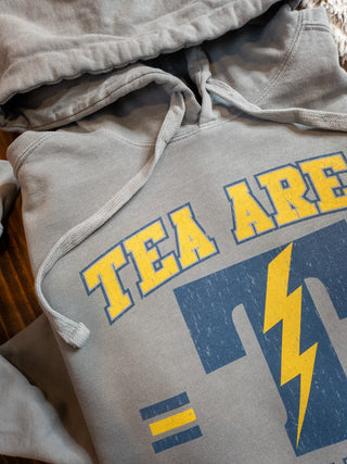 Tea Area Titans Gray Dyed Hooded Sweatshirt