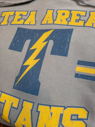 Tea Area Titans Gray Dyed Hooded Sweatshirt