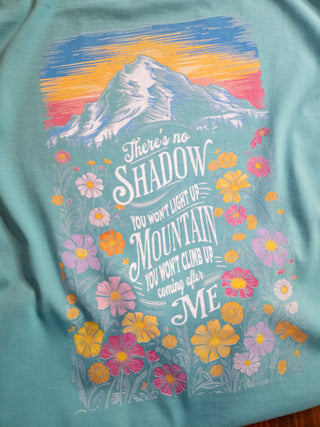 There's No Shadow Peacock Beach Wash Tee