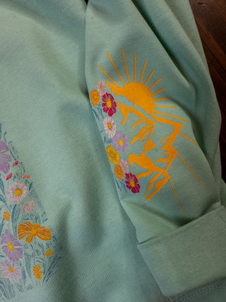 There's No Shadow Ladies Mint Crewneck