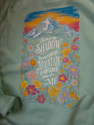 There's No Shadow Ladies Mint Crewneck