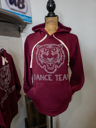 Tigers Dance Team Rhinestone Maroon Venture Hoodie