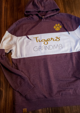 Tigers Grandma Rhinestone League Hoodie