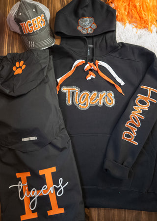 Tigers H Black Lightweight Jacket