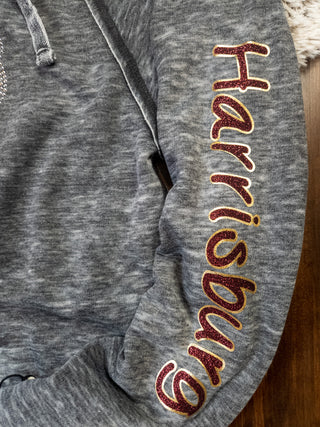 Tigers Harrisburg Rhinestone Fleece Hoodie