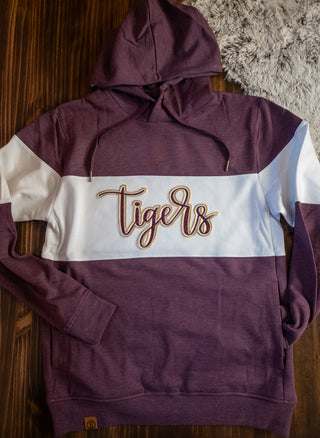 Tigers Sparkle And Puff Maroon League Hoodie