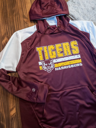 Harrisburg Tigers Maroon Momentum Hoodie