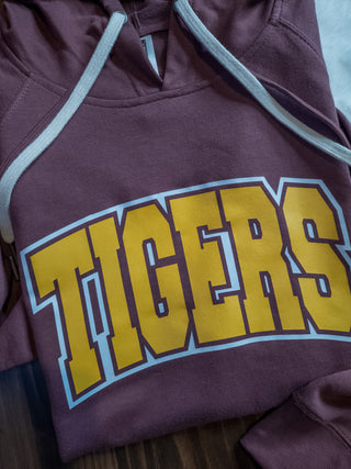 XL Tigers Knockout Maroon Double Lace Sweatshirt