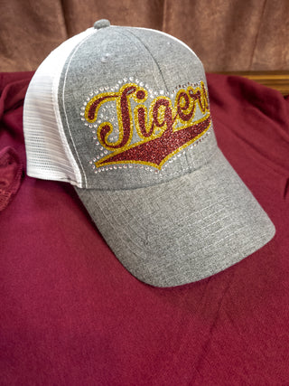 Tigers Rhinestone Fashion Ladies Hat