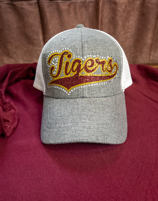 Tigers Rhinestone Fashion Ladies Hat