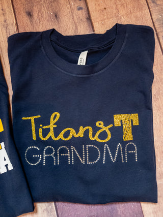 Titans Grandma Rhinestone Tee