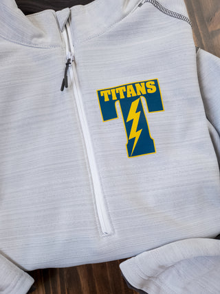 Titans Logo White Pullover